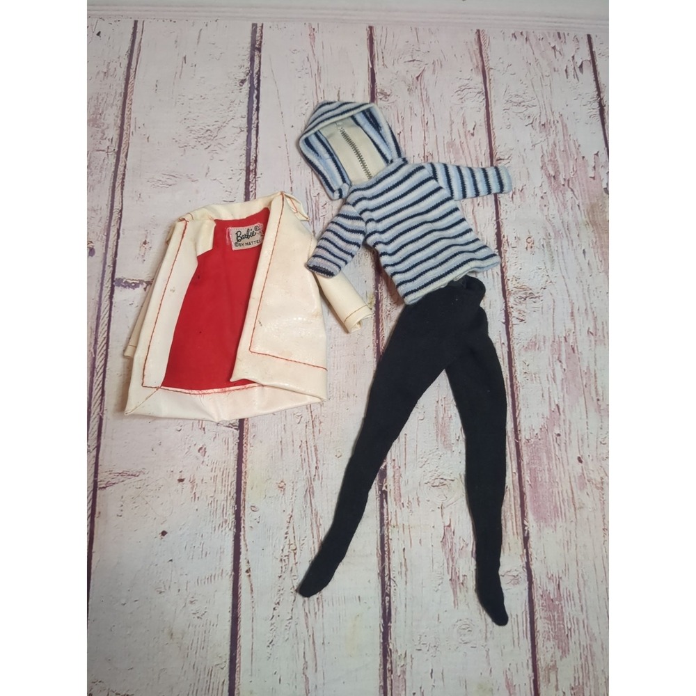 Vintage‎ Barbie Doll Winter Holiday #975 Shirt & Pants Jacket  ~ 1960's